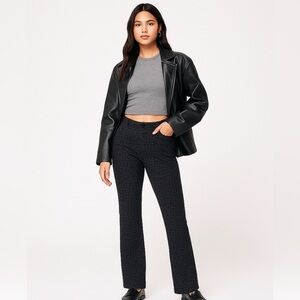 Calvin Klein Women’s‎ Black and Grey Leopard Print
Straight Trouser Pants Size 6